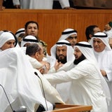 Kuwait, Prügelei