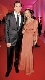 Demi Moore und Ashton Kutcher
