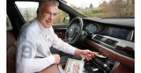 Tonis neue CD "Polster 3" kommt im Soundsystem des 5er GT perfekt.