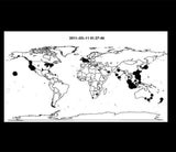 "Facebook-Weltkarten" zum Japan-Beben