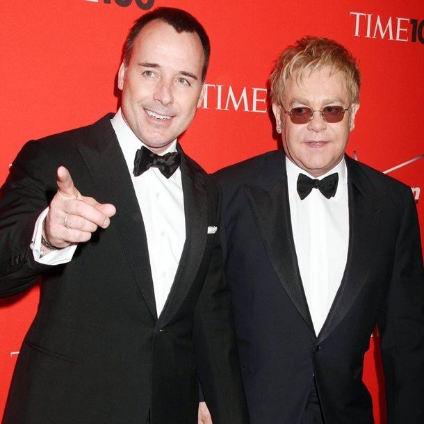 David Furnish und Elton John