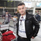 Ardian Bujupi landet in Wien-Schwechat