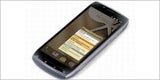 Android-Smartphone mit Breitbild-Display