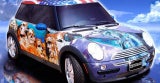 Mini Cooper mit einer Million Swarovski-Steinchen