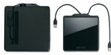 Mini-DVD-Brenner hat Kabel im Gehäuse