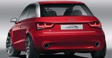 Sexy back! Der A1 soll auch ein Auto für Männer sein.