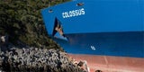 Griechische Fähre übersieht Insel