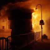 Faschingswagen ging in Flammen auf