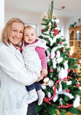 Christbaumaufputz bei den Promis
