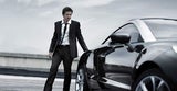 Rahmen in Aluminiumoptik rund um die Frontscheibe - wie bei den offenen Audis