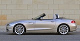 Sportliche Seitenansicht - der Z4 wirkt sehr dynamisch.