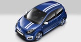 Die Ralley-Streifen stehen dem Twingo hervorragend. Bild: Renault