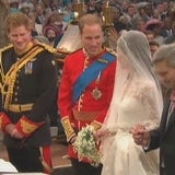 Die Braut auf dem Weg zum Altar