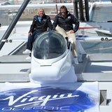 Milliardär Richard Branson auf seinem U-Boot