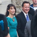 Britische Premierminister David Cameron mit Gattin Samantha