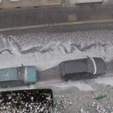 Hagel-Unwetter in Wien