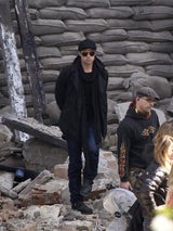 Brad Pitt: Setbesuch bei Angelina Jolie