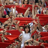 Riesen-Party in Pamplona