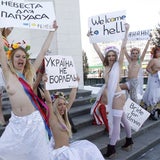 Nackter Protest gegen Heiratsshow