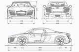 Audi R8 Spyder mit V8 Motor