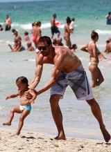 Adriana Lima: Familienausflug zum Strand
