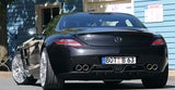 Ein kleiner Spoiler, die neue Heckschürze und die Vierrohr-Sportauspuffanlage kennzeichnen das Heck.