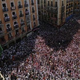 Riesen-Party in Pamplona
