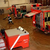 Überschwemmungen nach schweren Unwetterm