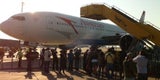 Star-Flieger ist gelandet