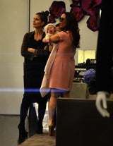 Victoria Beckham und Harper Seven beim Shoppen