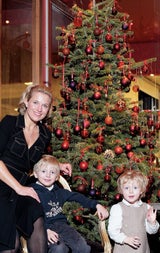 Christbaumaufputz bei den Promis