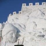 Snow sculpture