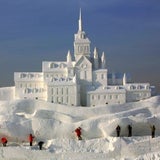 Snow sculpture