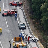 Luxus-Sportwagen-Crash in Japan