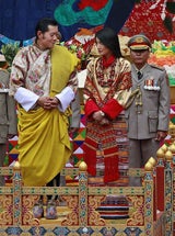 So heiratet König Jigme Khesar Namgyal Wangchuck von Bhutan seine Jetsun Pema.