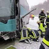 Busunfall auf der A1 bei Böheimkirchen