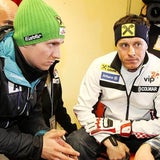 Aussprache: Marcel Hirscher, Ivica Kostelic und Felix Neureuther