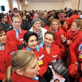 Personal protestiert gegen AUA-Sparpläne