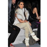 Kim Kardashian Front Row Star in Paris
