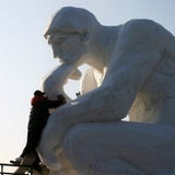 Snow sculpture