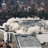 Legendäre Deutschlandhalle gesprengt
