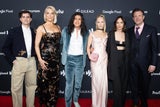 &nbsp;Billy Harris, Hannah Waddingham, Cristo Fernández, Juno Temple, Jodi Balfour und Jason Sudeikis&nbsp;&nbsp;