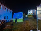 Florianis bekämpften Flammen: Wohnung abgebrannt.
