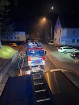 Florianis bekämpften Flammen: Wohnung abgebrannt.