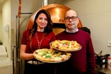 Giuliana Magliaccio und Emilio Esposito verwenden produkte für Pizza &amp; Co.&nbsp;vom eigenen Bauernhof.