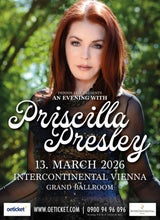 Priscilla Presley eröffnete Elvis-Ausstellung in Wien mit knapp zwei Stunden Verspätung