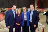 Daniel und Ingeborg Serafin mit Desirée Treichl-Stürgkh und Hans Mahr.&nbsp;