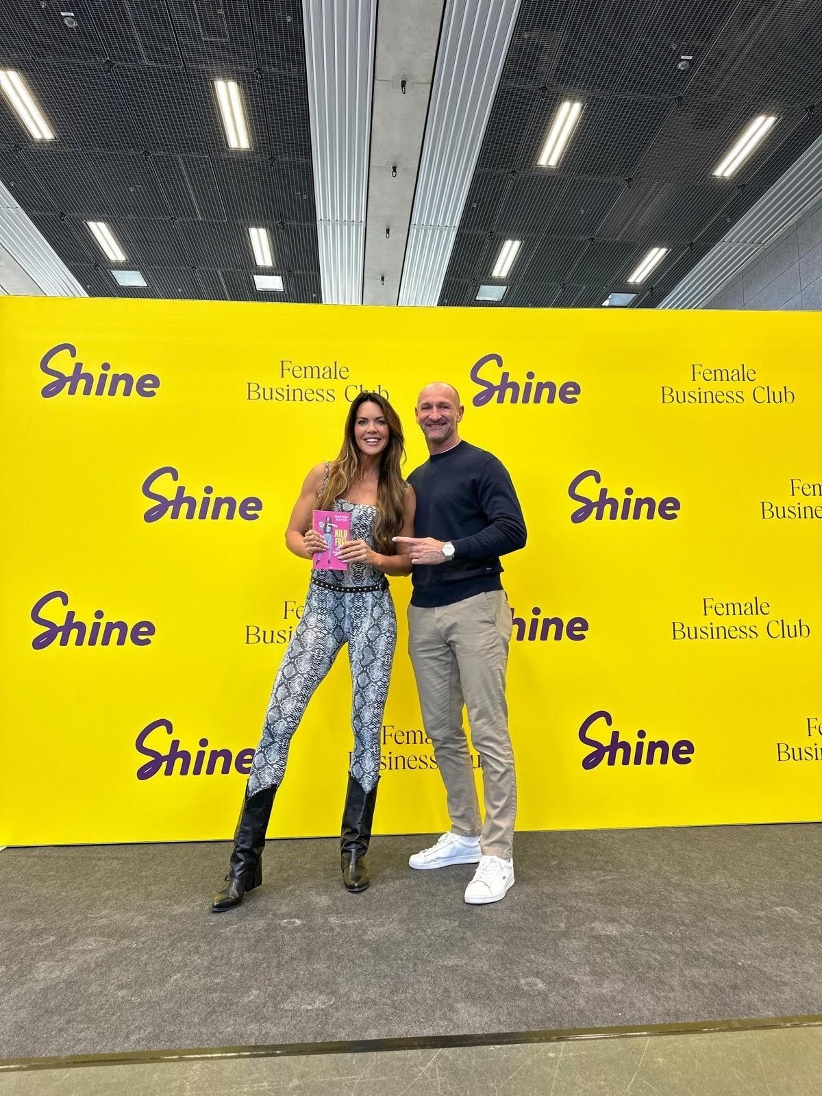 Martina Reuter auf der "Shine"-Messe in München