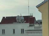 Wien-Landstraße: Parabolspiegel am Dach der russischen Botschaft