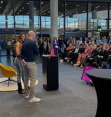 Martina Reuter auf der "Shine"-Messe in München